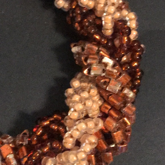 Pat 2007 SEED BEAD BRACELET snap copper closure - Picture 5 of 6